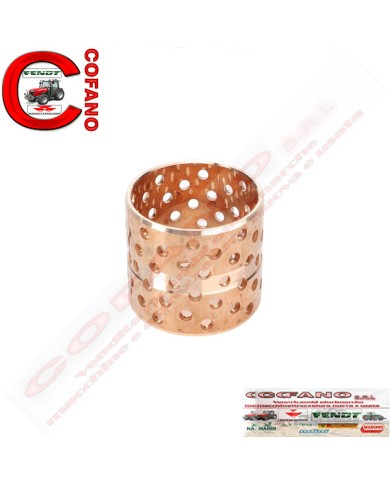 Boccola pistone sollevatore inferiore in ottone 40x43x40 mm MF Fendt