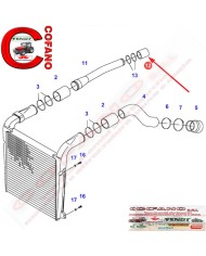 Manicotto tubo di raffreddamento Fendt 800-900 Ø 50 x Lungh. 90 mm