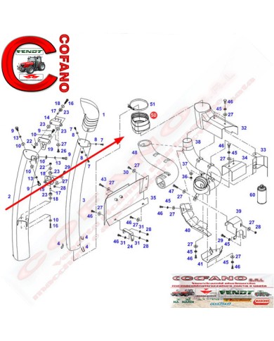 Soffietto in gomma Fendt 900