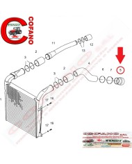 Tubo riduzione intercooler Fendt 800-900 Lungh. 98 mm