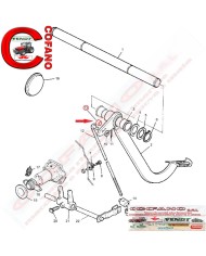 Cuscinetto boccola pedale frizione MF 200-300-400-500