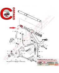 Molla pedale frizione MF serie 300 - 3699309M1