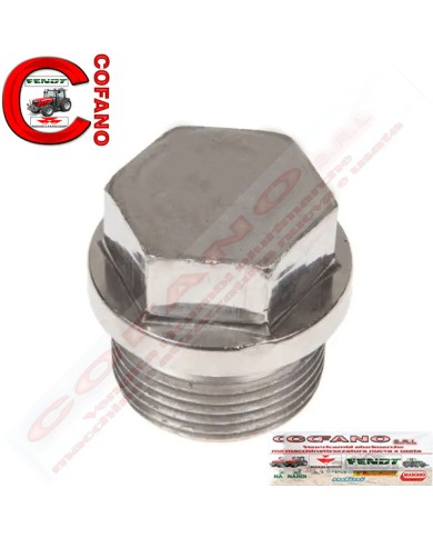 Tappo filettato M24 x 1.5 scarico olio Fendt Favorit 600