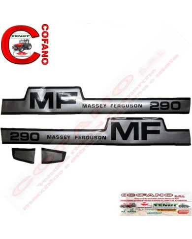 Kit decalcomanie adesivi Massey Ferguson 290