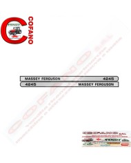 Kit decalcomanie adesivi destra e sinistra Massey Ferguson 4245