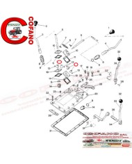 Semisfera leva cambio 3223739R1 trattori Case IH serie 43-55-56