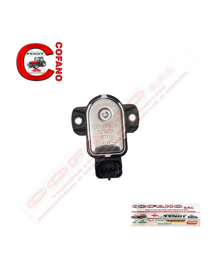 Potenziometro pedale frizione Massey Ferguson 4000