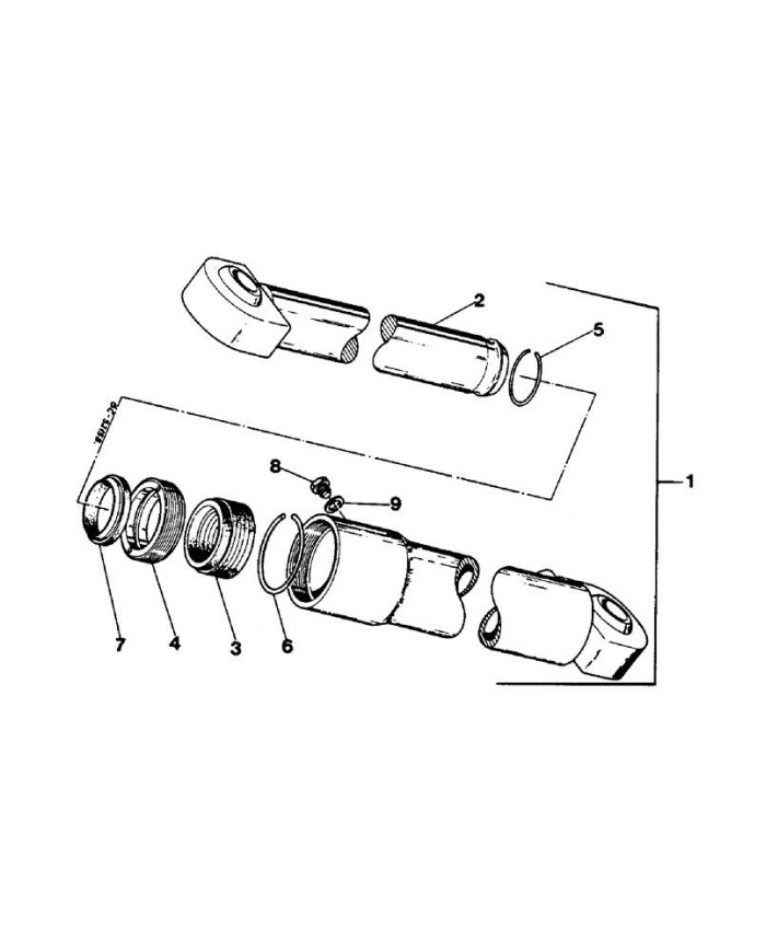 Boccola cilindro ausiliare 3148537R1 trattori case IH Boccola cilindro ausiliare 3148537R1 trattori case IH