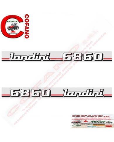 Kit decalcomanie Landini 6860 cod. 3534609M1 - 3534610M1