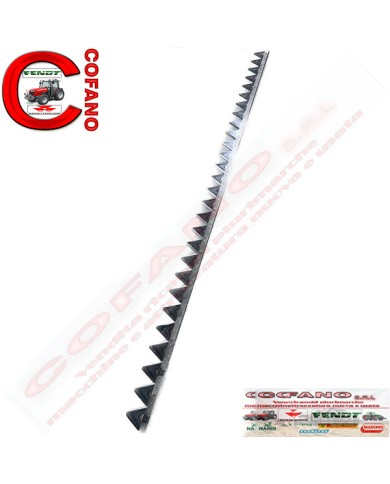 Lama a 28 sezioni rigate cm 212 per barre falcianti compatibile con Gribaldi e S Lama a 28 sezioni rigate cm 212 per barre falcianti compatibile con Gribaldi e S