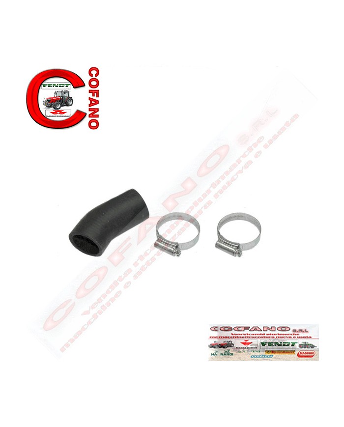 Tubo con fascette lungh. 75 mm x  Ø 36 mm