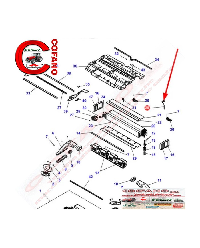 Sensore di temperatura Massey Ferguson Fendt Valtra