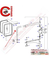 Braccio specchietto telescopico Fendt