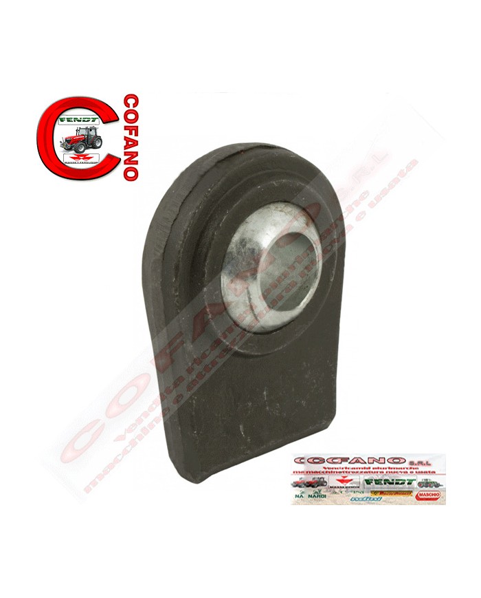 Supporto con rotula piatto a saldare Ø 22.1 x 67 mm