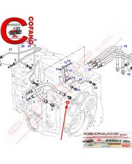 Connettore M18/M 22 x 1.5 per Fendt Massey Ferguson