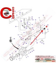 Valvola pressione sistema alimentazione Massey Ferguson Fendt Valtra