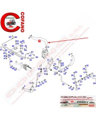 Tubo radiatore sistema raffreddamento Fendt 900