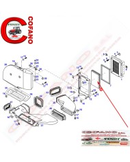 Filtro cabina interno Fendt 800-900 vario 310 x 200 x 44 mm