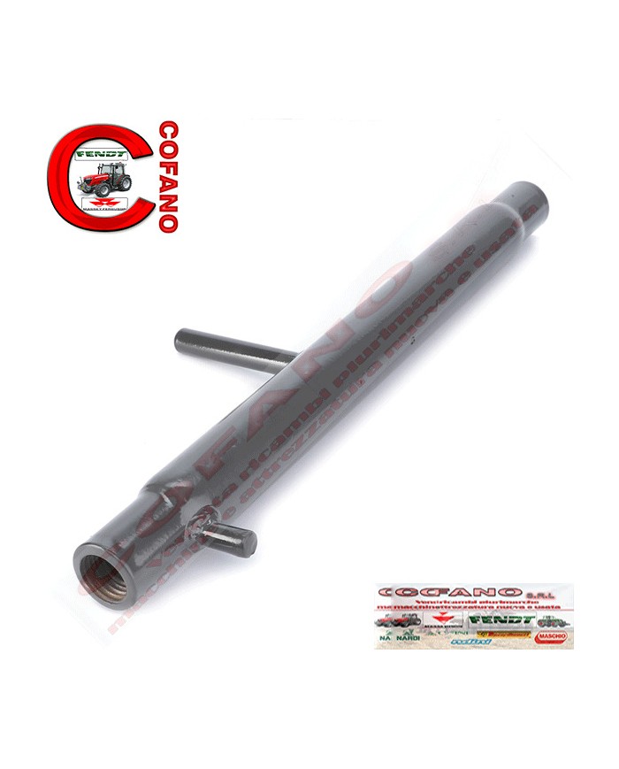 Tubo 3° punto Fendt 100 Farmer lungh. 470 mm Ø interno 25 mm