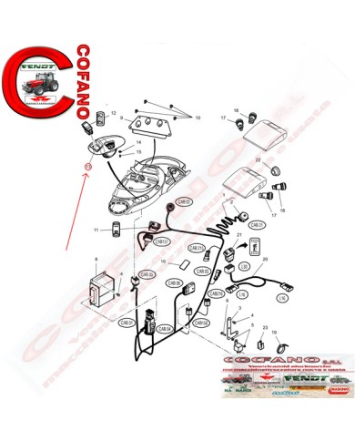 Centralina Massey Ferguson serie 5000