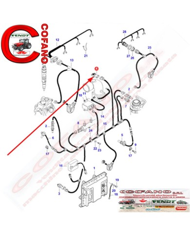 Sensore di pressione MF 3000-4000-5000-6000-7000-8000