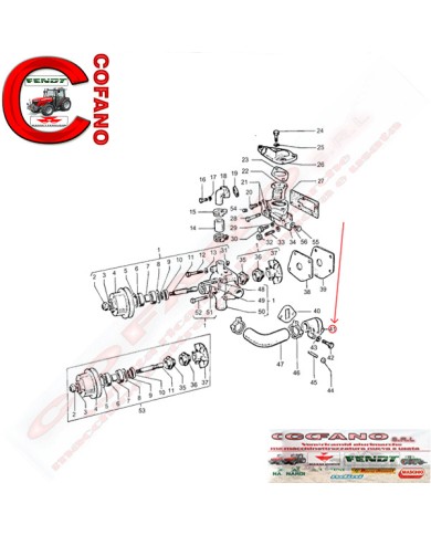 Raccordo 37736341 Massey Ferguson serie 100-200-65