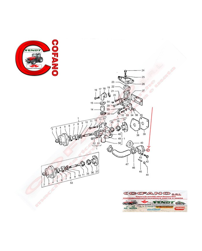 Raccordo 37736341 Massey Ferguson serie 100-200-65