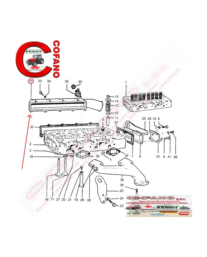 Collettore per MF serie 100-200-65