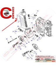 Solenoide Agco 3799101M3 MF 5400-7600