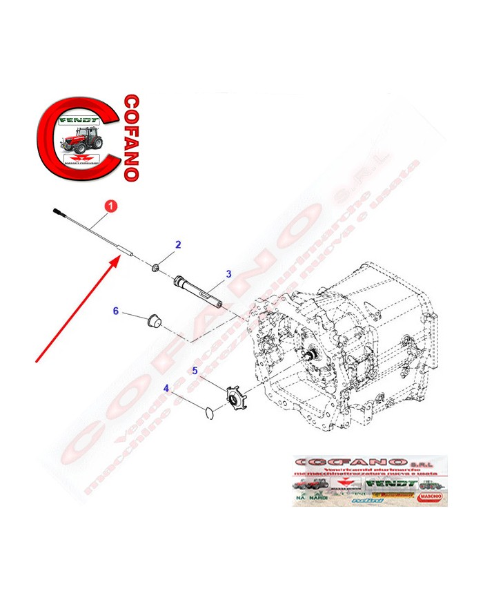 Trasduttore 4300238M4 MF serie 6000-7000 Trasduttore 4300238M4 MF serie 6000-7000