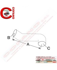 Tubo flessibile Ø 38 x Lungh. 270 mm MF 100-200-3000-4200