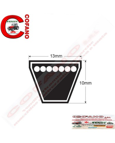 Cinghia AV13 x 1268 MF 100-200-300-400-4000-500 Landini