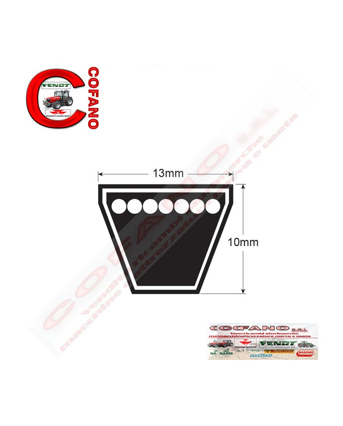 Cinghia AV13 x 1268 MF 100-200-300-400-4000-500 Landini