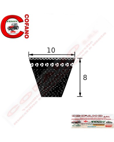 Cinghia AVX10 x 1425 mm per Fendt