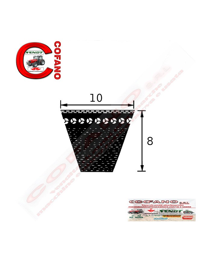 Cinghia AVX10 x 1425 mm per Fendt