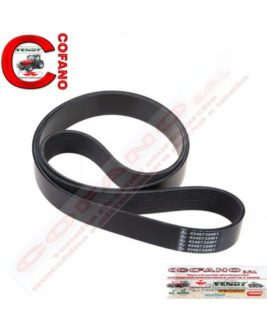 Cinghia 4348738M1 Agco trapezoidale 12PK x 2040 mm MF 8600