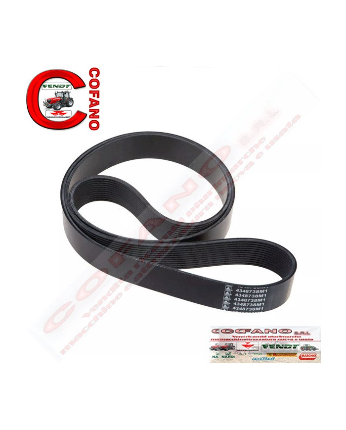 Cinghia 4348738M1 Agco trapezoidale 12PK x 2040 mm MF 8600