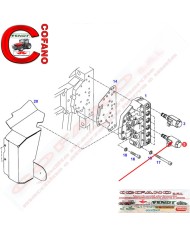 Valvola bloccaggio Fendt 300-400-500-700-800-900 MF 6000-7000-8000