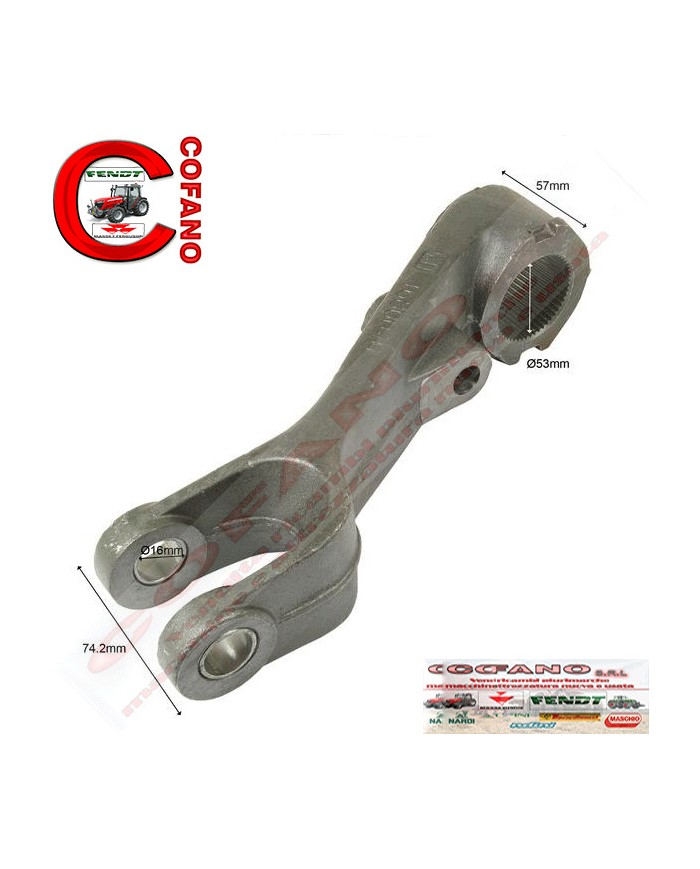 Braccio inferiore di sollevamento idraulico MF 100-200-300-500 Landini 6000-9000