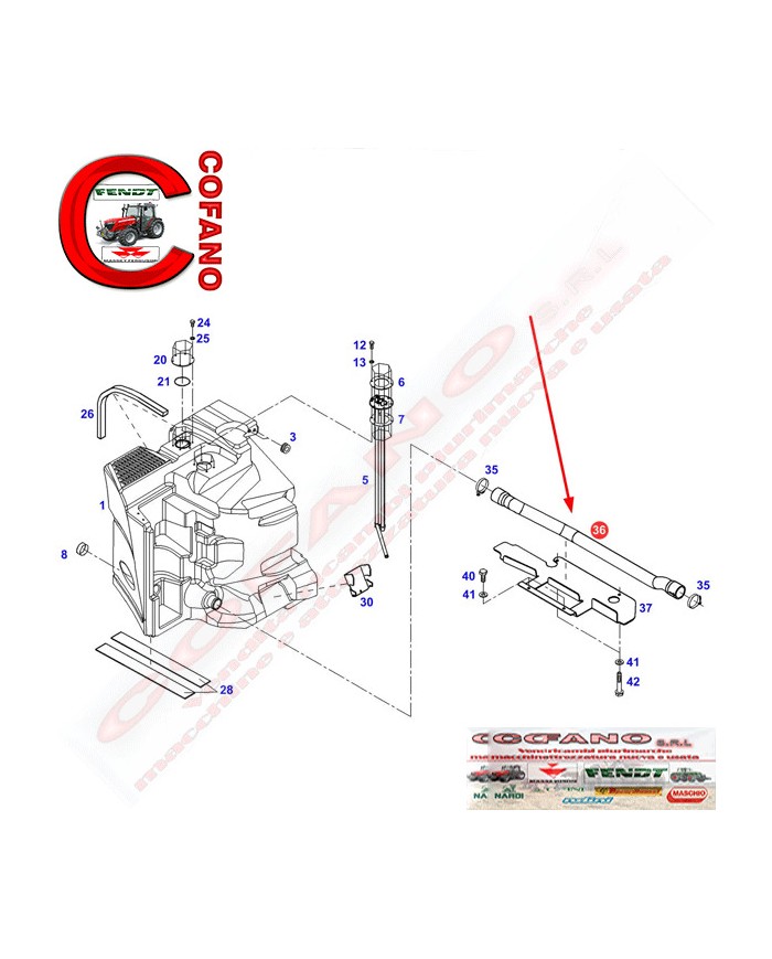 Tuboflex nafta 931202060010 Agco in gomma per Fendt 900
