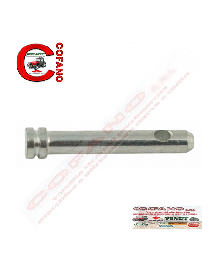 Perno per 3° punto con battuta Lungh. 135 mm x Ø esterno 25 mm Perno per 3° punto con battuta Lungh. 135 mm x Ø esterno 25 mm