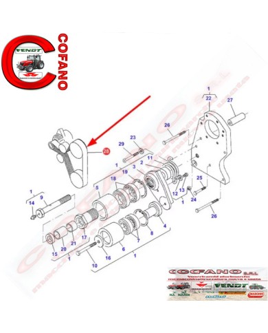 Cinghia 12 PK x 1880 mm