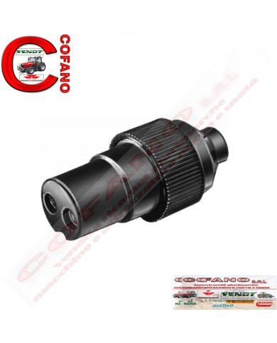 Spina giunto 2 poli 12/24V 5A