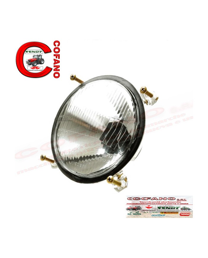 Faro anteriore rotondo Cobo Dx Sx per trattori