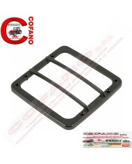 Cornice faro quadrato nera Cobo