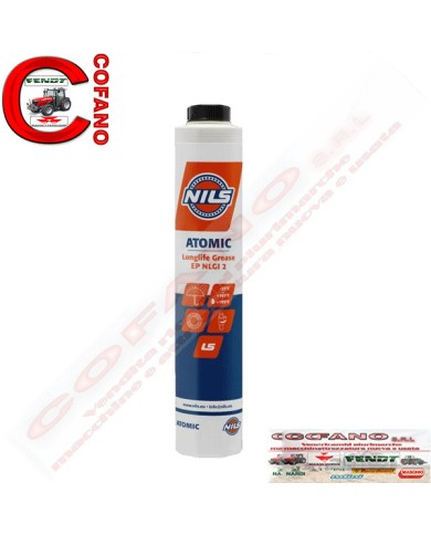 Cartuccia grasso Atomic Longlife Grease E.P. NLGI 2 400 gr Cartuccia grasso Atomic Longlife Grease E.P. NLGI 2 400 gr