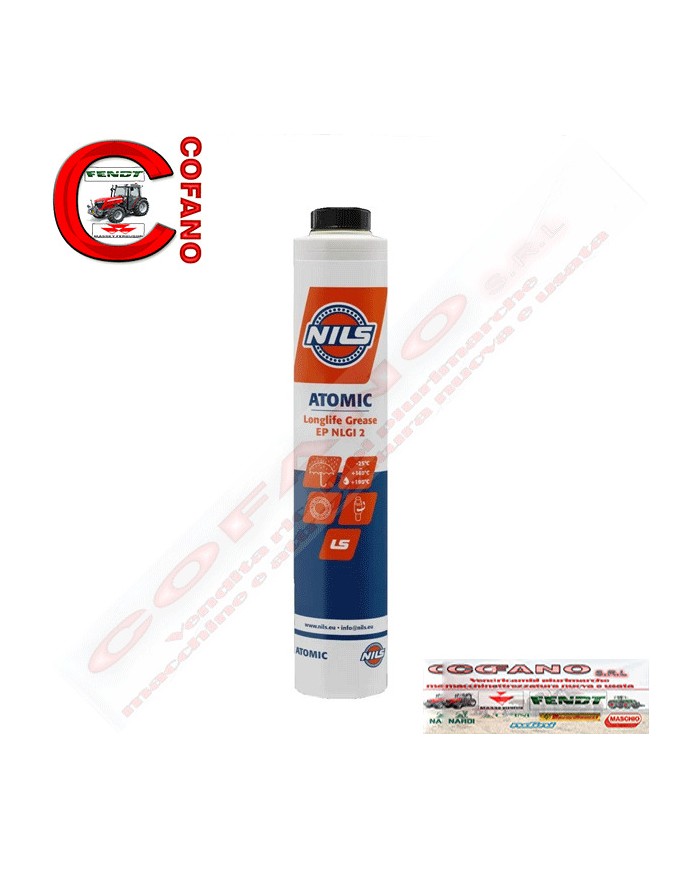 Cartuccia grasso Atomic Longlife Grease E.P. NLGI 2 400 gr