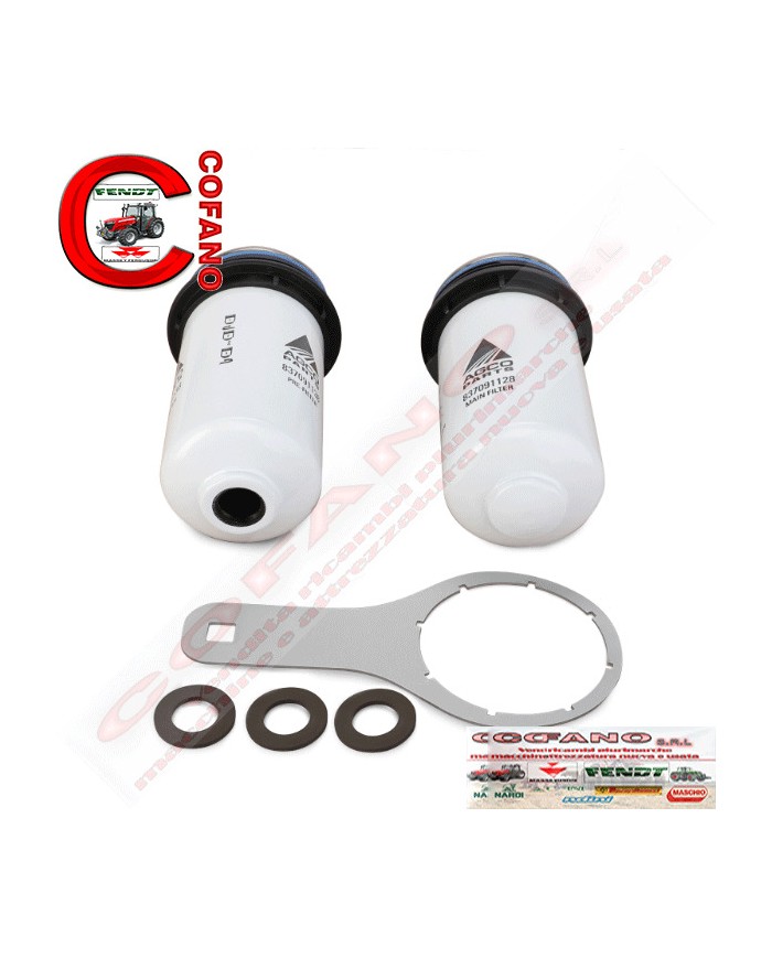 Kit Agco V837091624 filtri carburante MF serie 4700-5700-6700