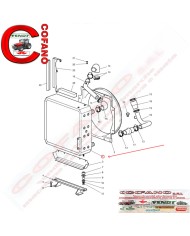 Radiatore acqua SHL adattabile MF serie 3300