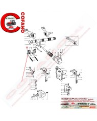 Tirante controllo sollevatore assemblato MF Landini